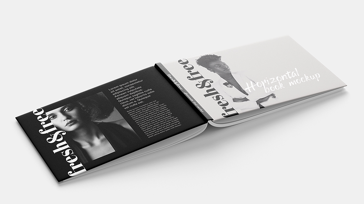 方形精装书籍样机mockup7组插图6 方形精装书籍样机mockup7组插图6