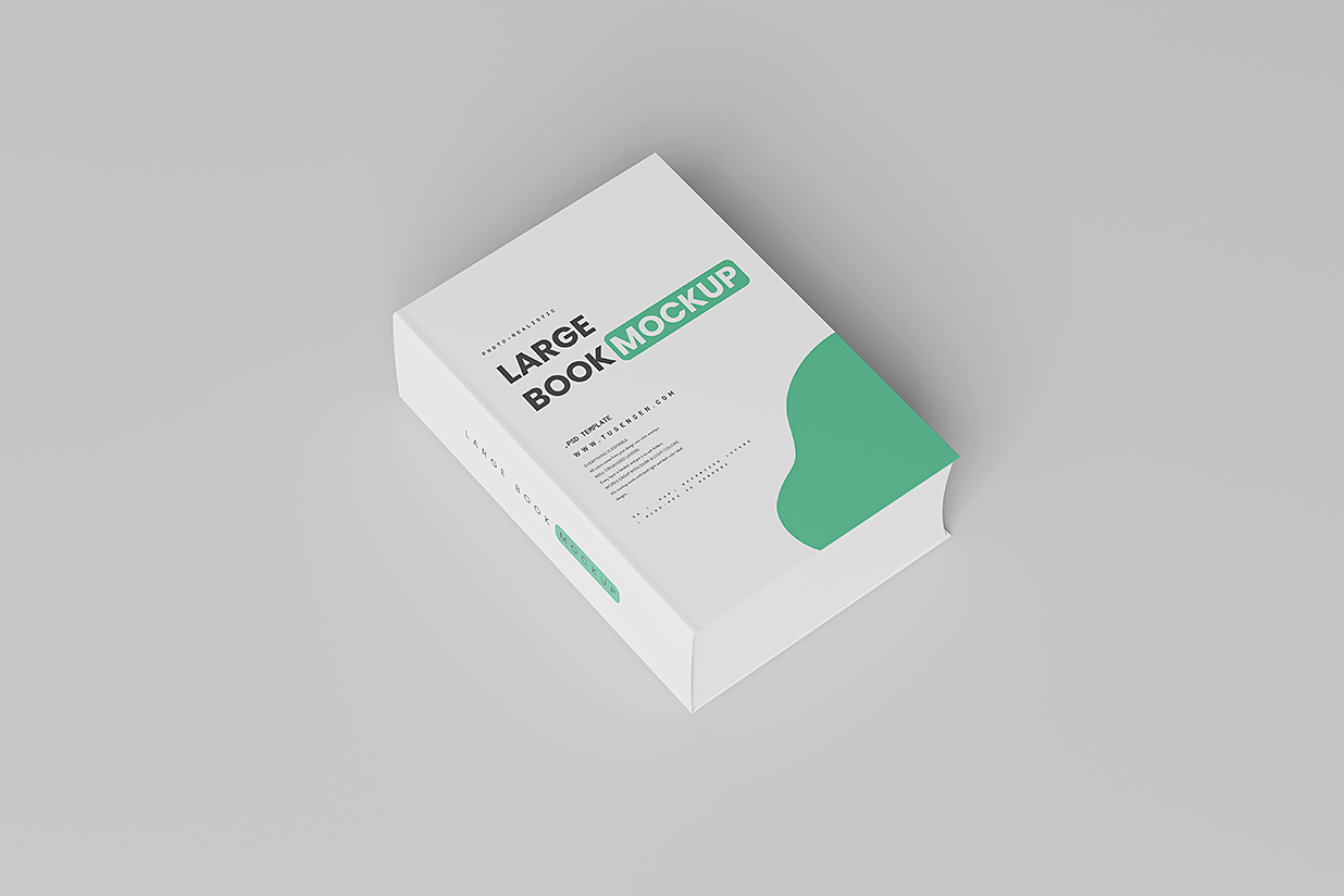 厚重的精装书籍样机mockup15组插图6