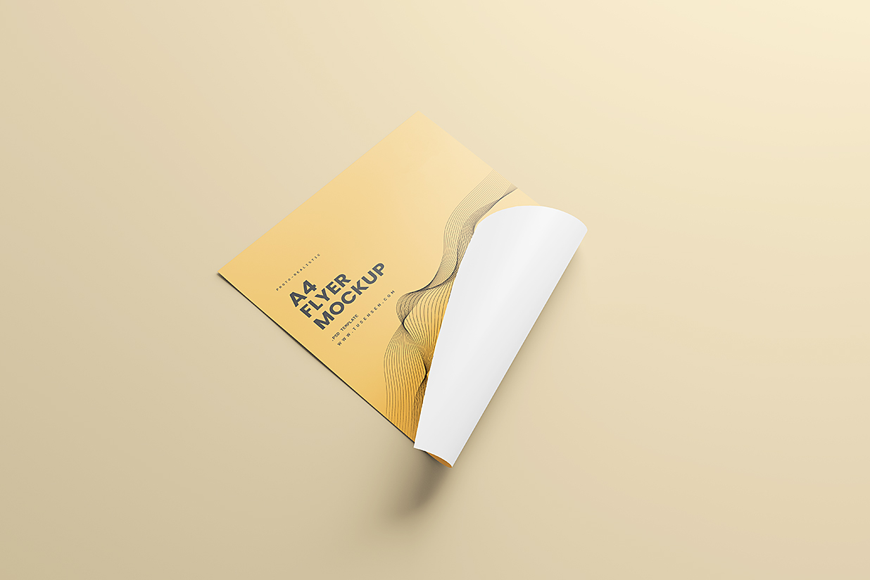 精致的单张宣传单样机mockup10组插图6