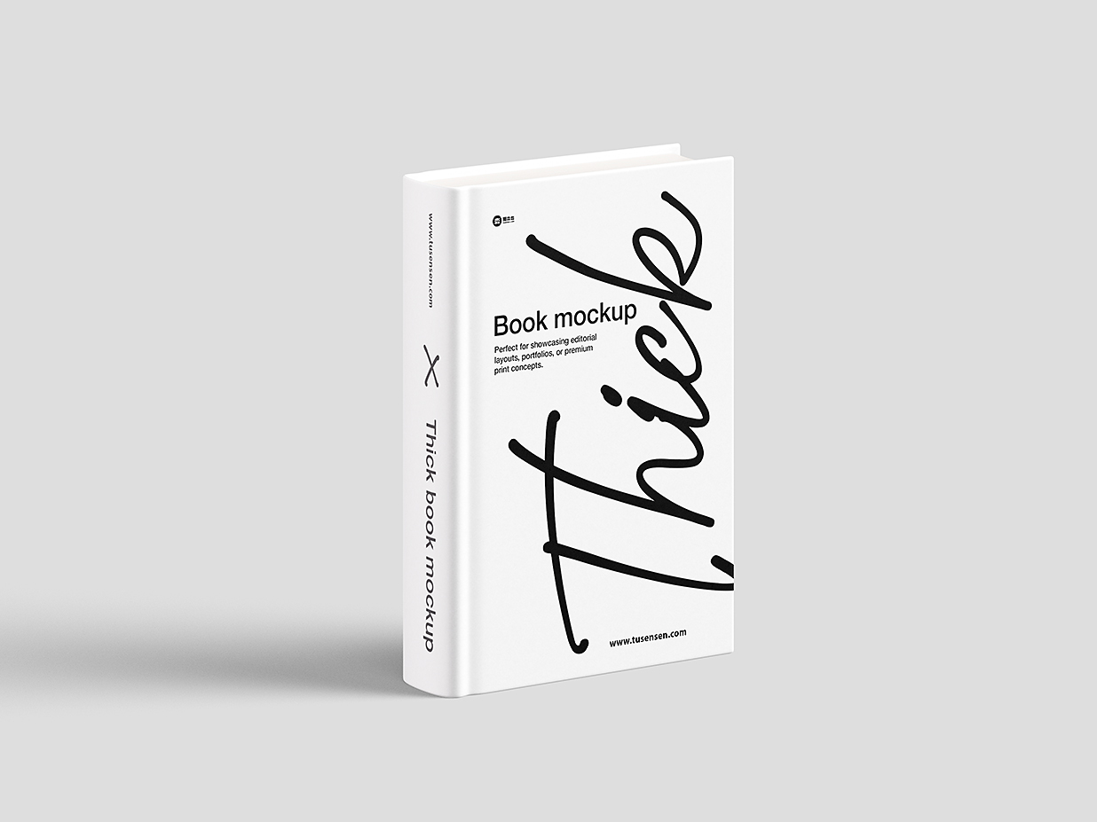 厚重简约的精装书籍样机mockup7组插图6 厚重简约的精装书籍样机mockup7组插图6