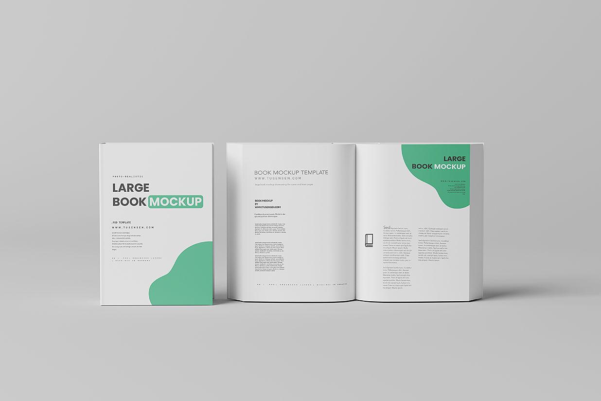 厚重的精装书籍样机mockup15组插图7