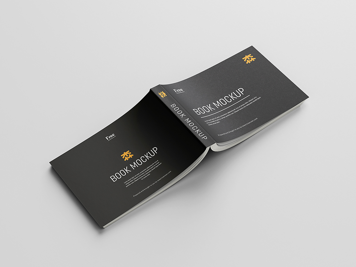 方形软装平装书籍样机mockup8组插图7