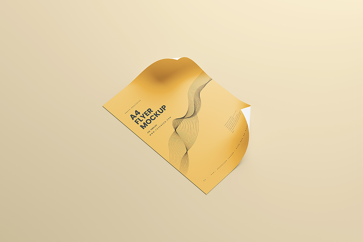 精致的单张宣传单样机mockup10组插图7