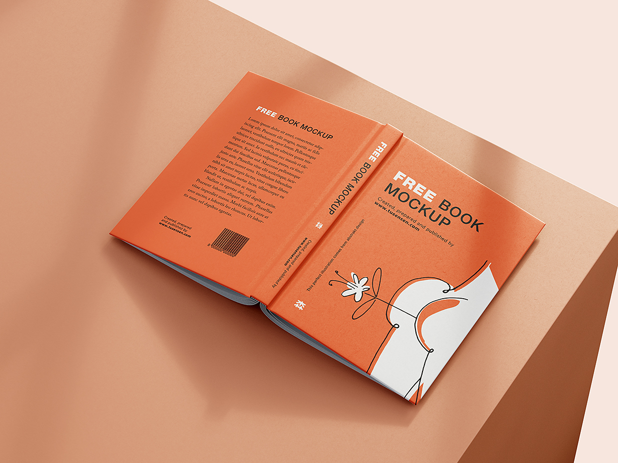 带场景的精装书籍样机mockup8组插图7 带场景的精装书籍样机mockup8组插图7