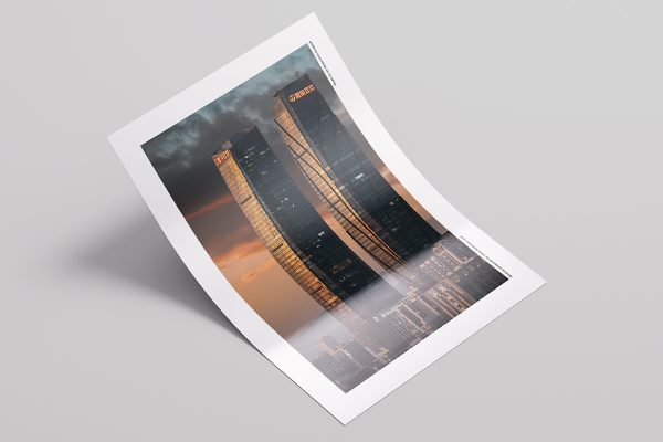 简约A4 单张宣传单样机mockup6组