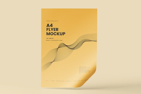 精致的单张宣传单样机mockup10组缩略图 精致的单张宣传单样机mockup10组