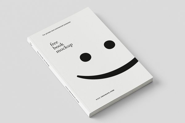 极简的软装平装书籍样机mockup7组