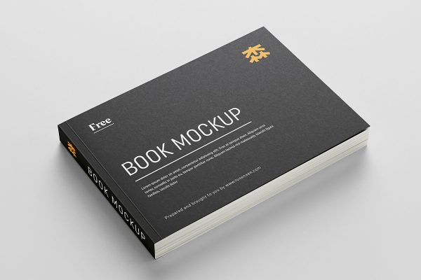 方形软装平装书籍样机mockup8组