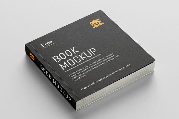 方形软装平装书籍样机mockup8组