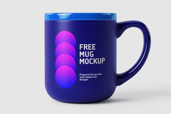 精致的马克杯咖啡杯样机mockup5组