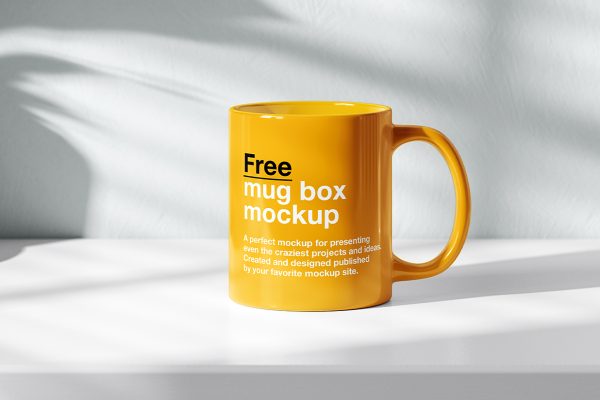简约马克杯咖啡杯样机mockup3组