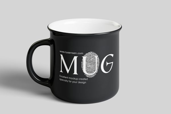 精致的马克杯咖啡杯样机mockup5组