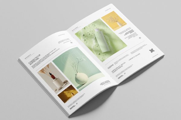 A4杂志画册样机 mockup