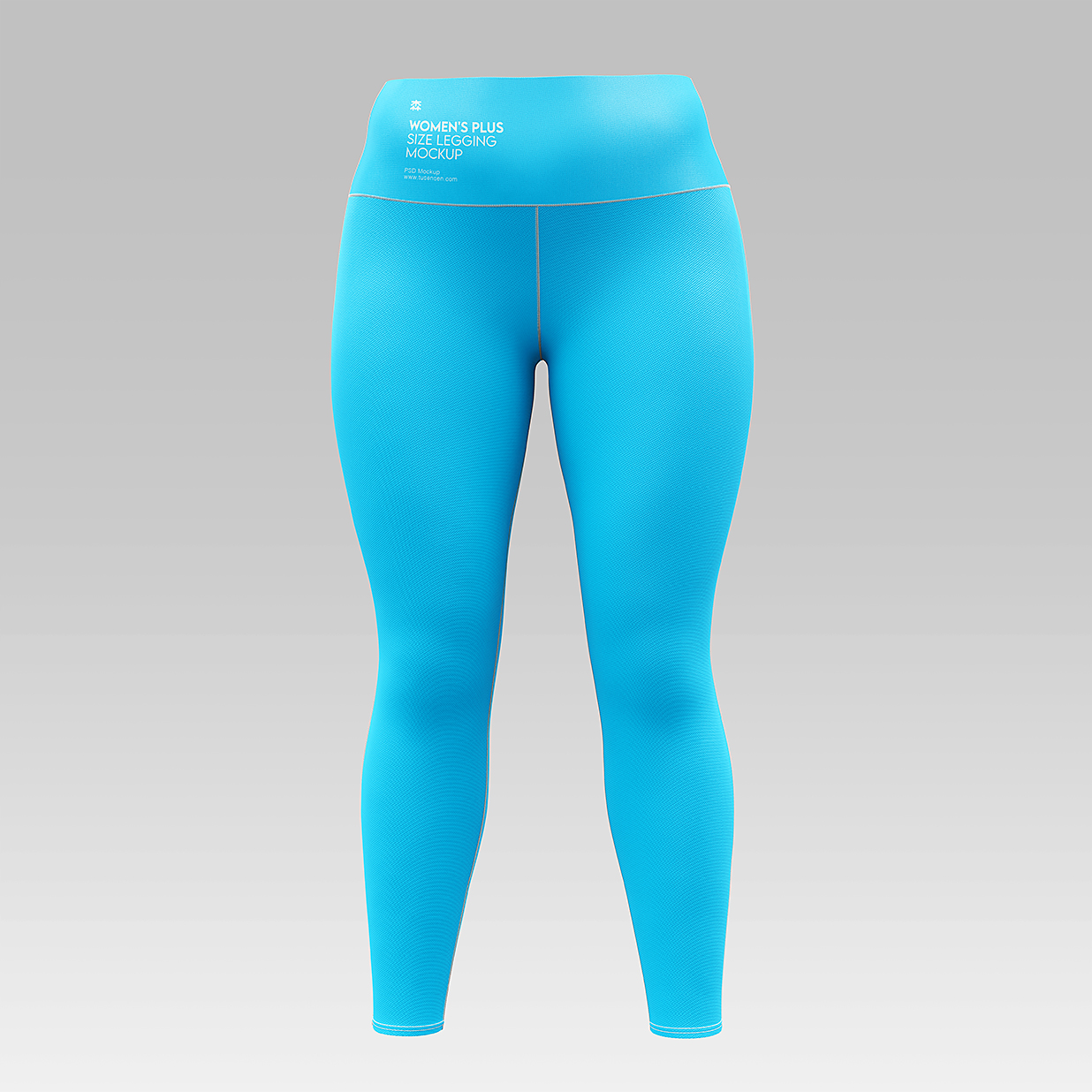 女性紧身裤瑜伽裤样机mockup3组插图