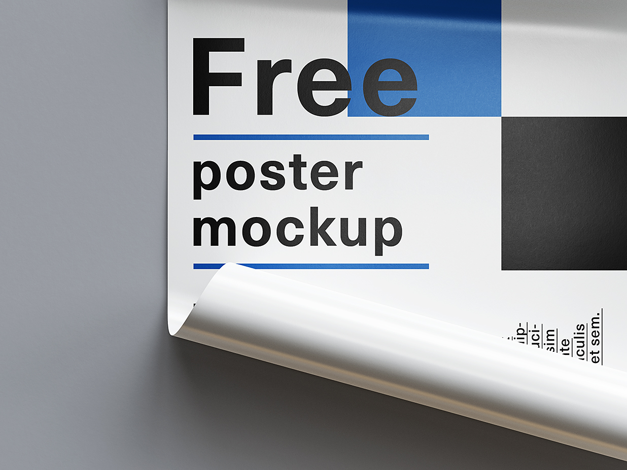 带纸筒的海报样机mockup11组插图