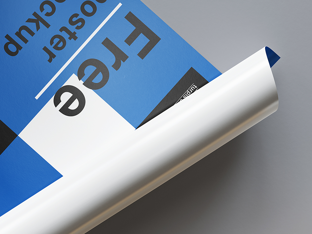 带纸筒的海报样机mockup11组插图1