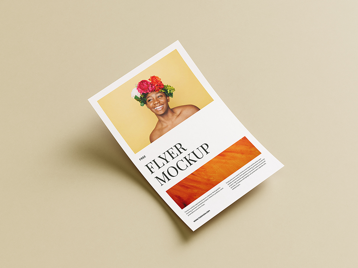 精致的单张宣传单样机mockup5组插图2