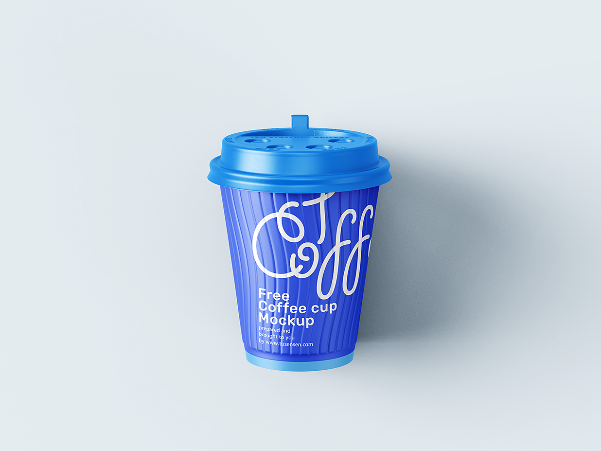 纸质咖啡杯饮品杯样机mockup4组插图3