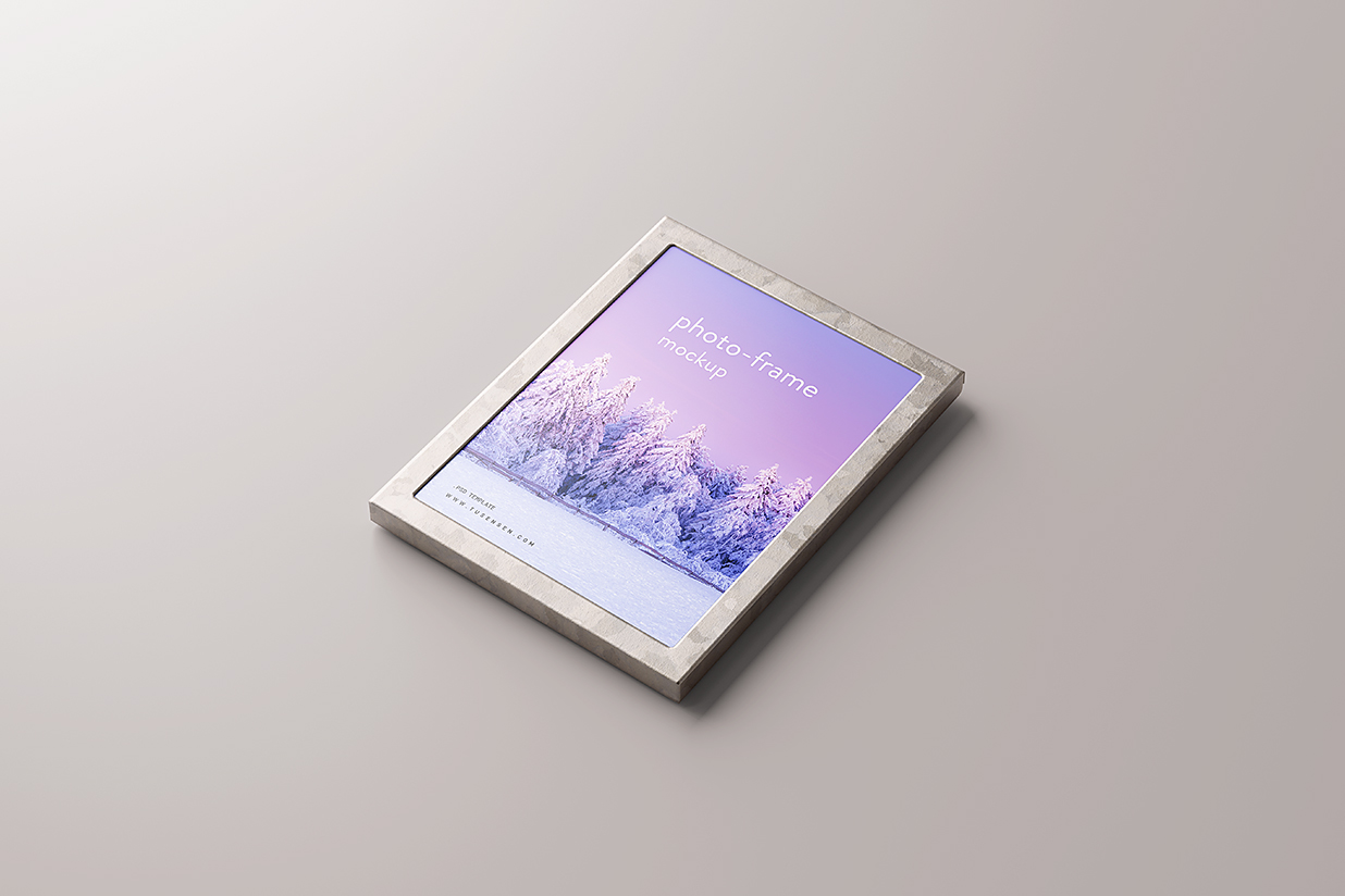 桌面立式摆台相框装饰画样机mockup5组插图3