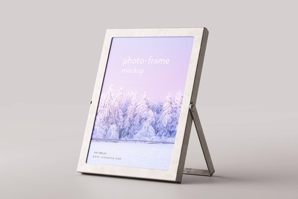 桌面立式摆台相框装饰画样机mockup5组