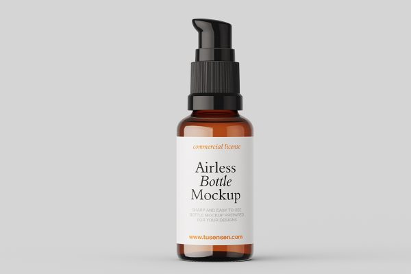 简约质感喷嘴瓶喷雾瓶包装样机mockup5组