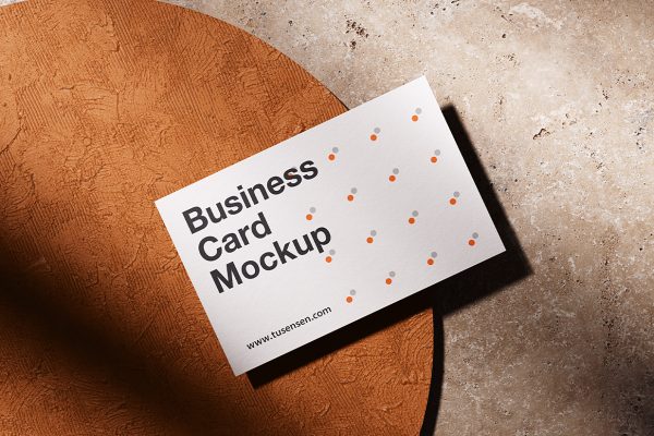 带场景的名片样机mockup3组