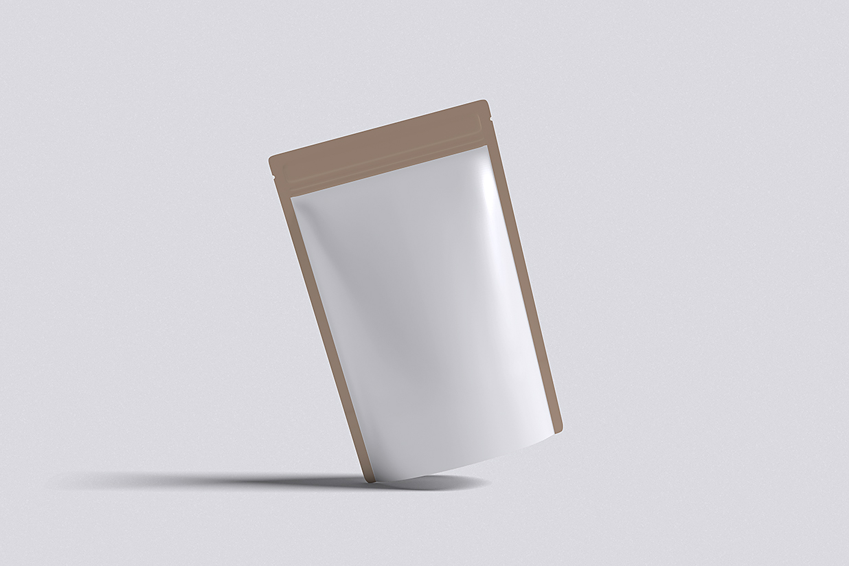 零食袋自立袋自封袋包装样机mockup4组插图4