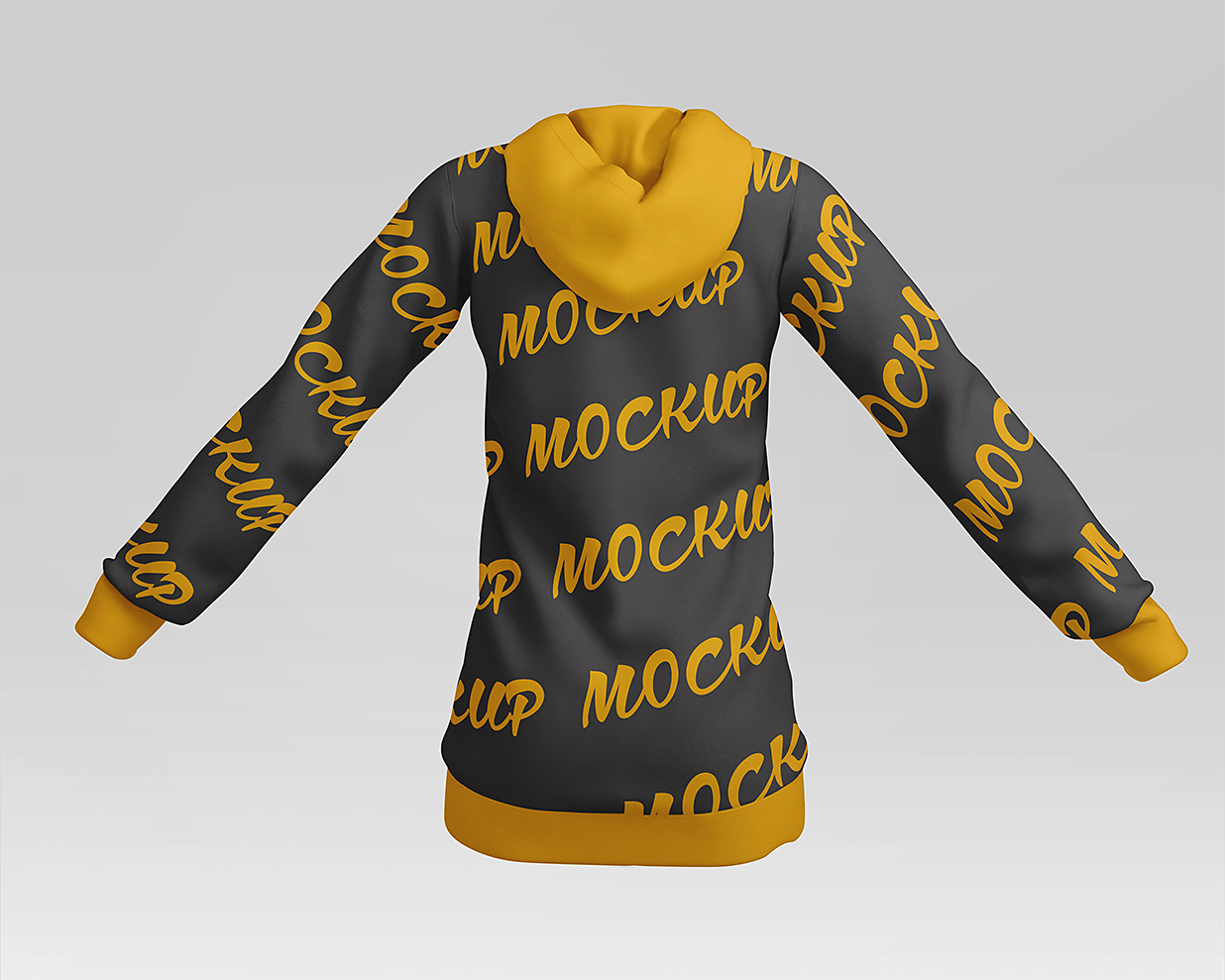 连帽衫卫衣样机mockup3组插图