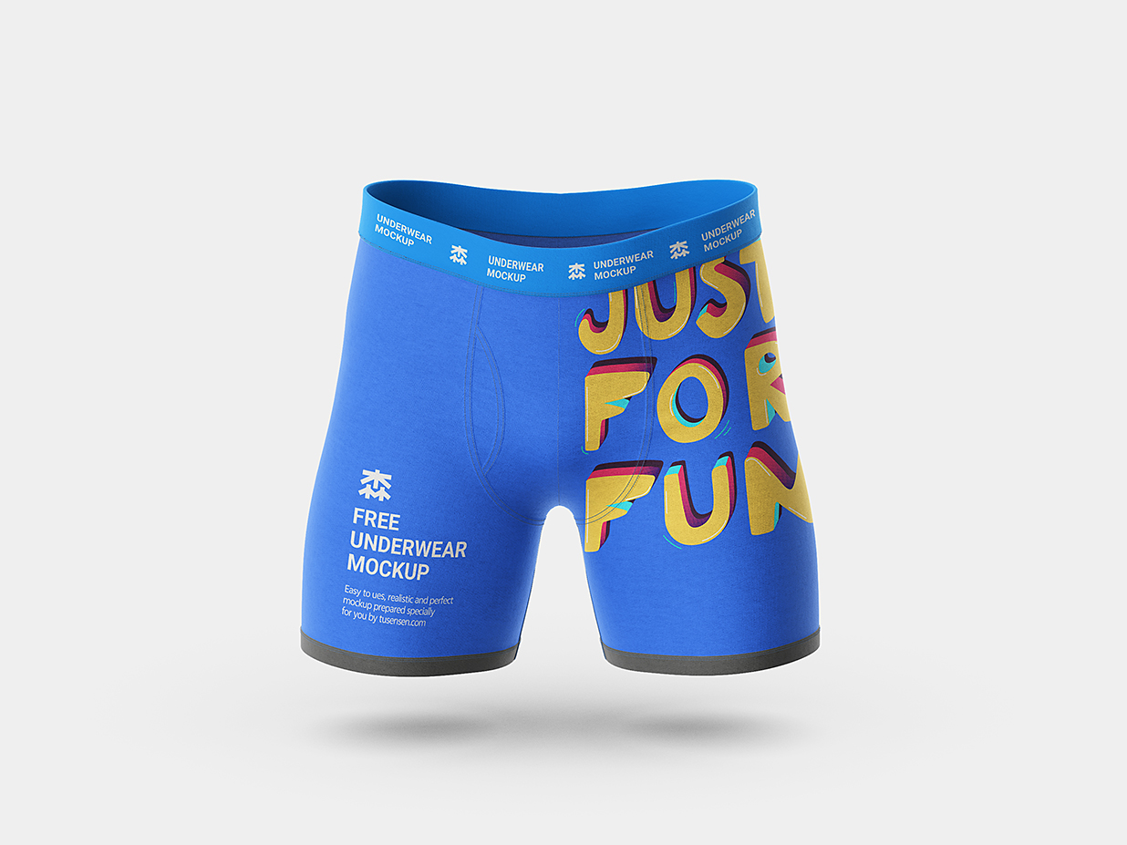 男士内裤短裤样机mockup2组插图