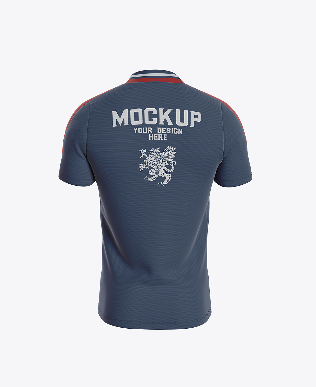短袖Polo衫背面样机mockup插图 短袖Polo衫背面样机mockup插图