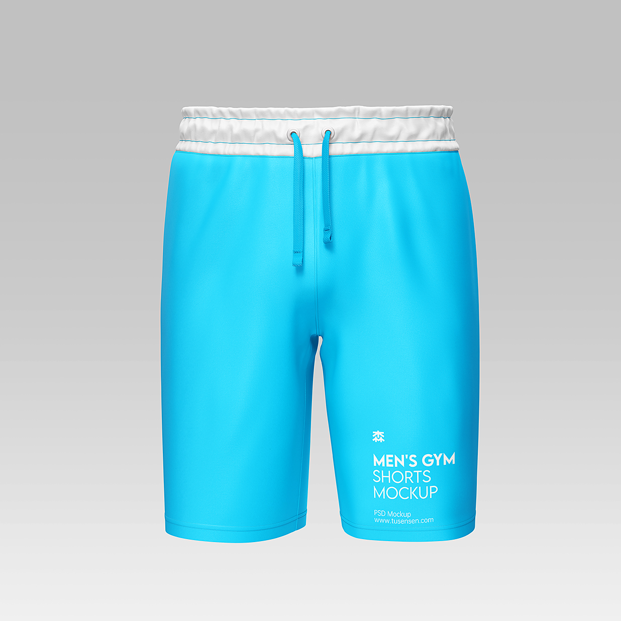 男式健身裤短裤样机mockup3组插图