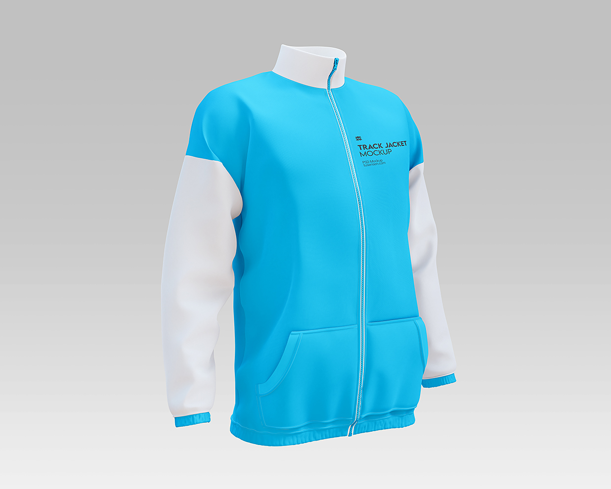 带拉链的外套夹克样机mockup3组插图1