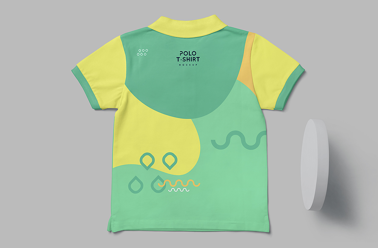 短袖马球衫polo衫服装样机mockup4组插图1