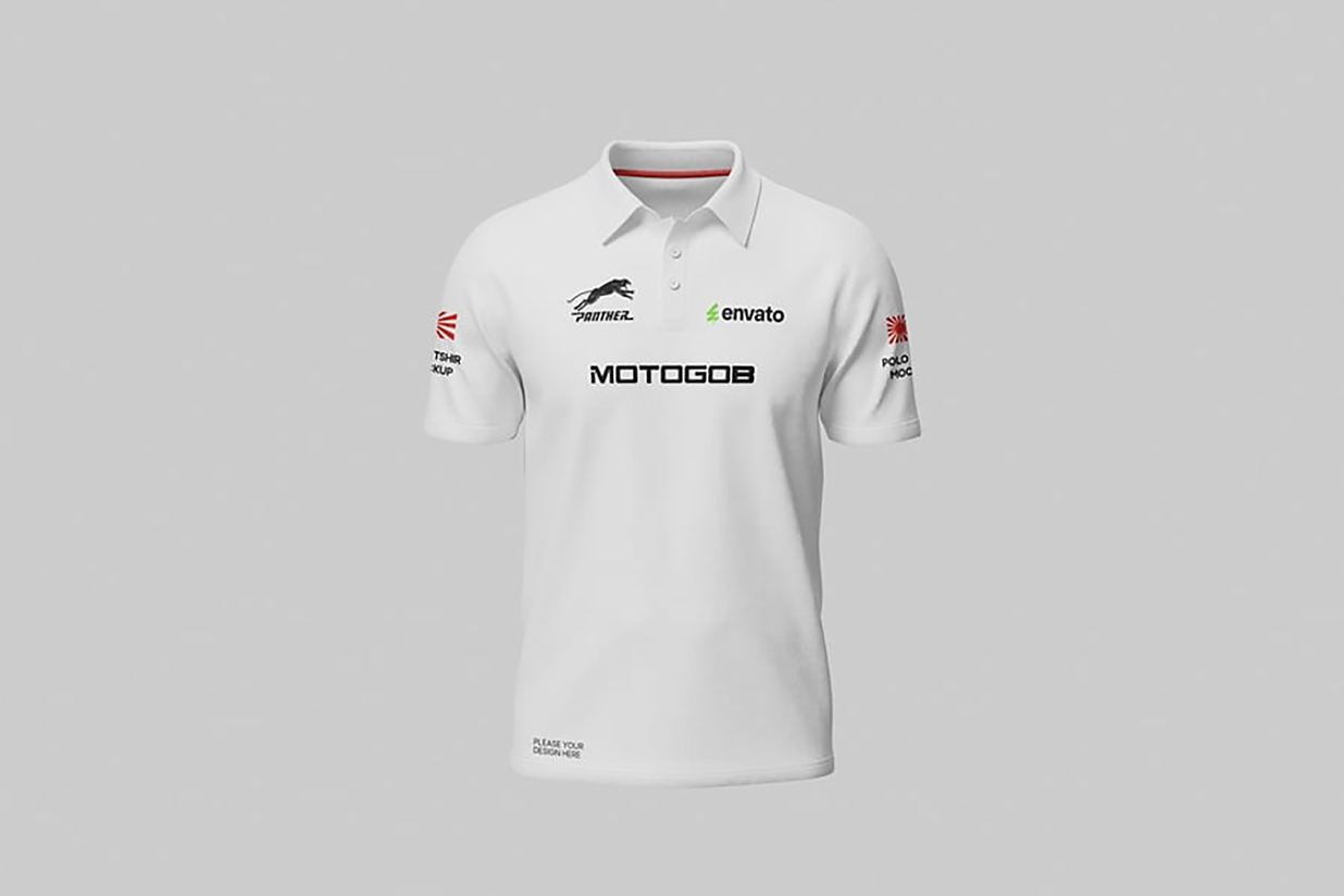 高质感短袖Polo衫样机mockup4组插图1
