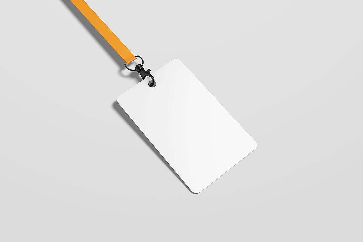 竖版工牌工作证胸牌样机mockup6组插图7