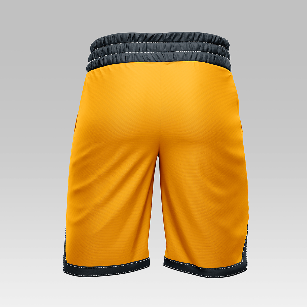 篮球裤短款运动裤样机mockup3组插图1