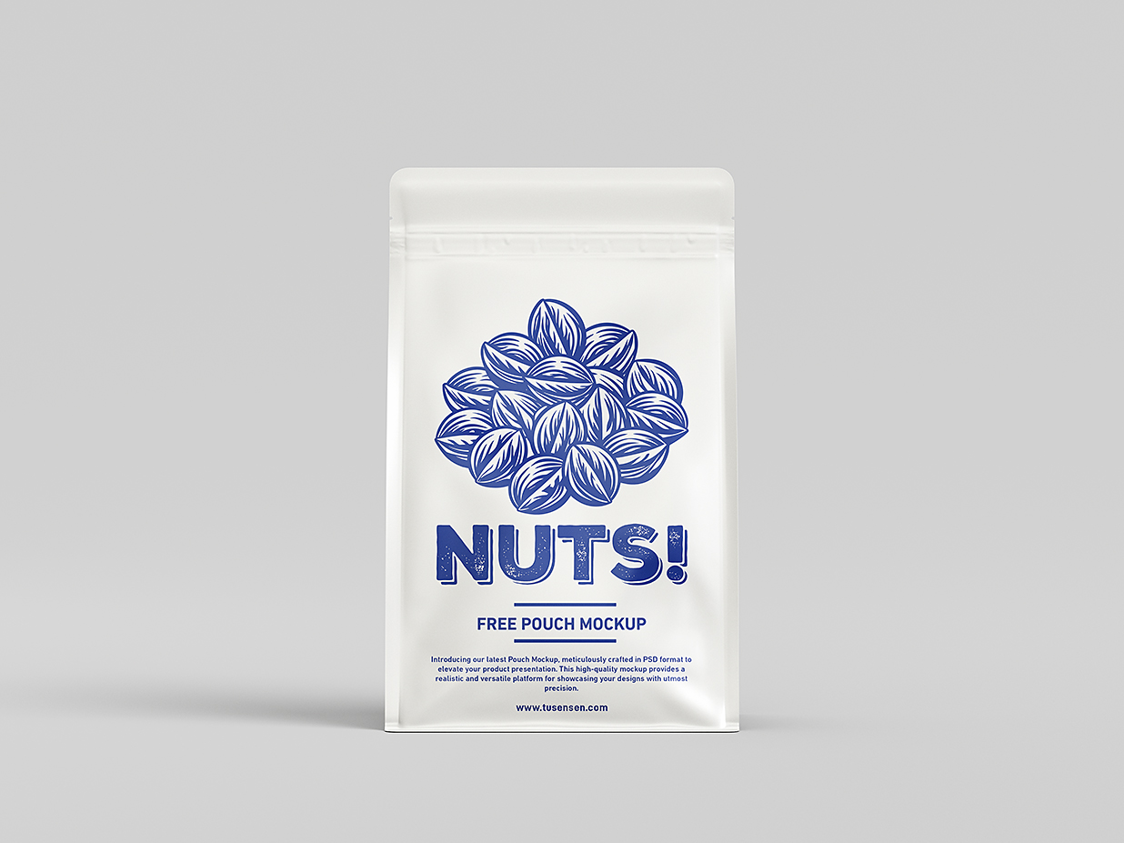 高质感自立袋自封袋咖啡袋食品包装袋样机mockup4组插图1