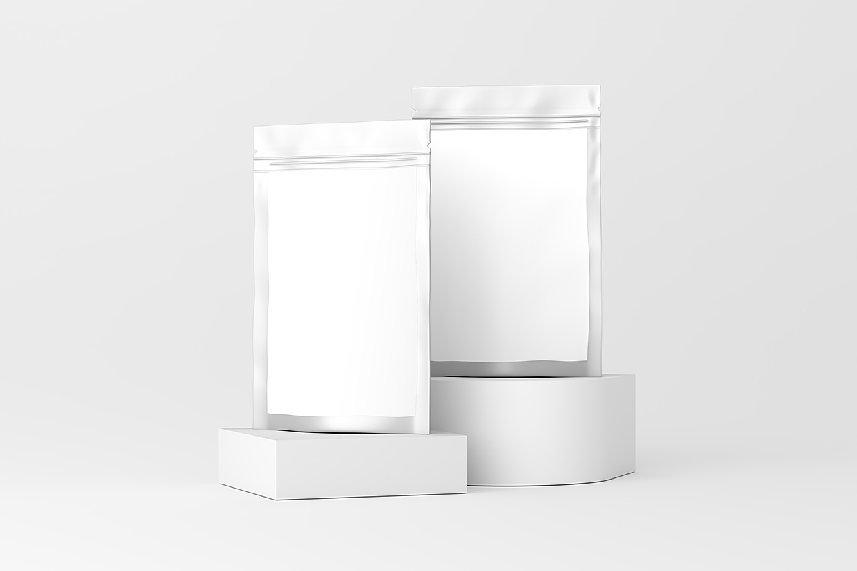 自立袋自封袋包装样机mockup3组插图4