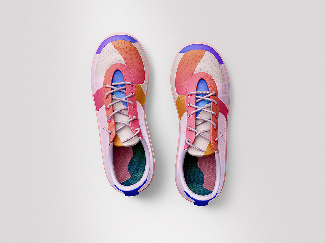 精致的低帮运动鞋样机mockup3组插图2 精致的低帮运动鞋样机mockup3组插图2