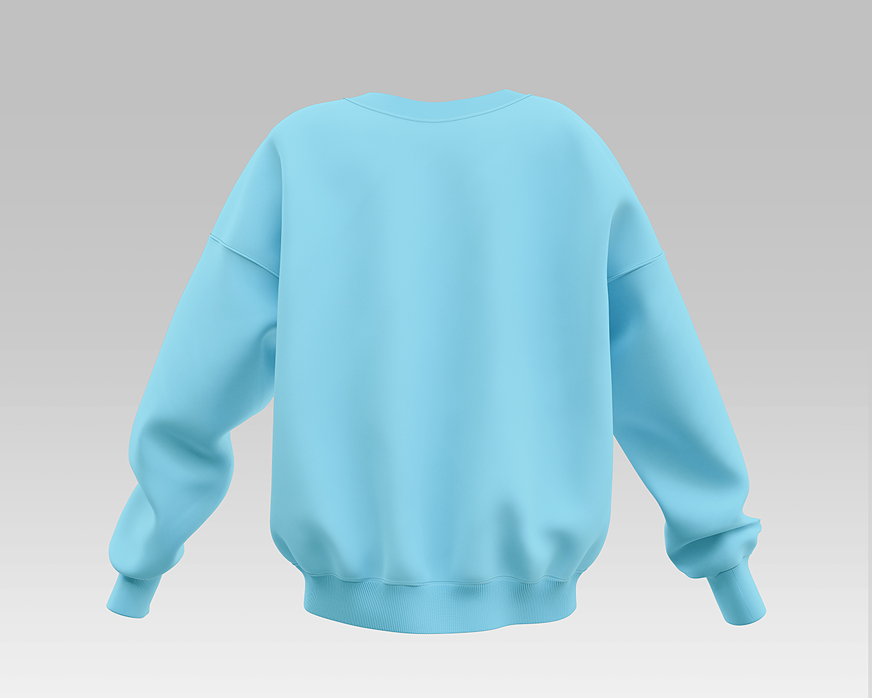 精致的圆领长袖卫衣运动衫样机mockup3组插图2 精致的圆领长袖卫衣运动衫样机mockup3组插图2