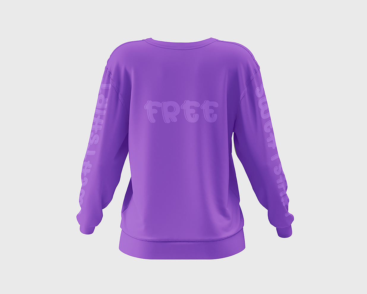 圆领长袖卫衣样机mockup3组插图2 圆领长袖卫衣样机mockup3组插图2