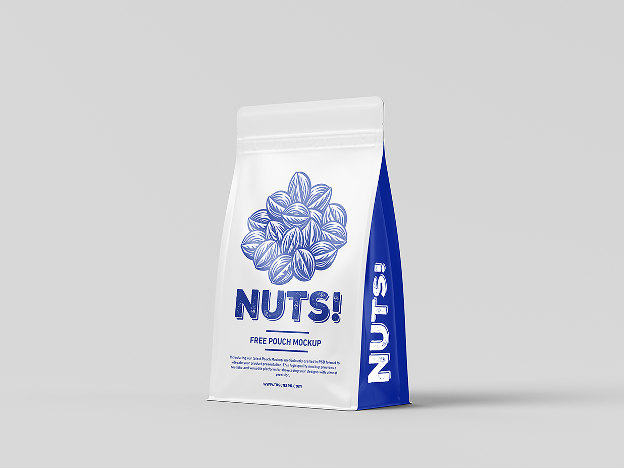 高质感自立袋自封袋咖啡袋食品包装袋样机mockup4组插图2