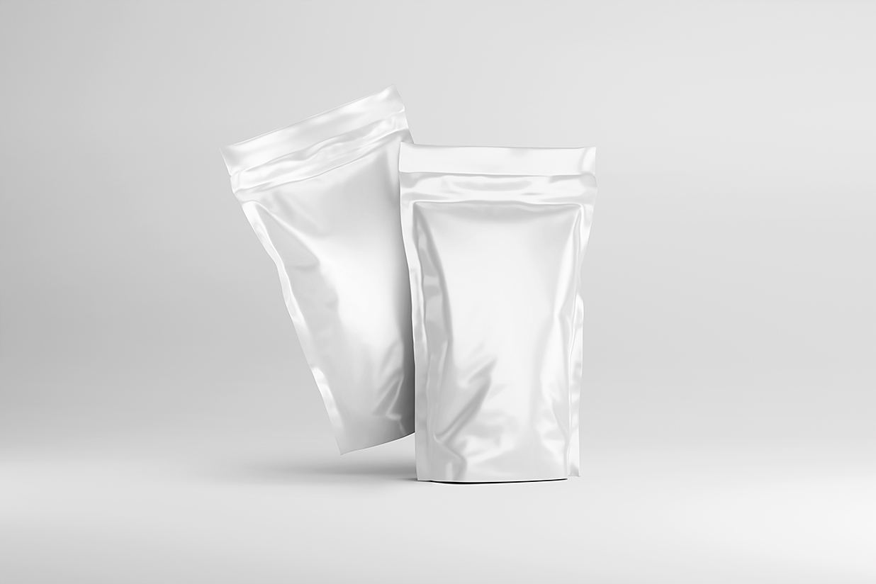 零食袋自立袋自封袋包装样机mockup3组插图5 零食袋自立袋自封袋包装样机mockup3组插图5