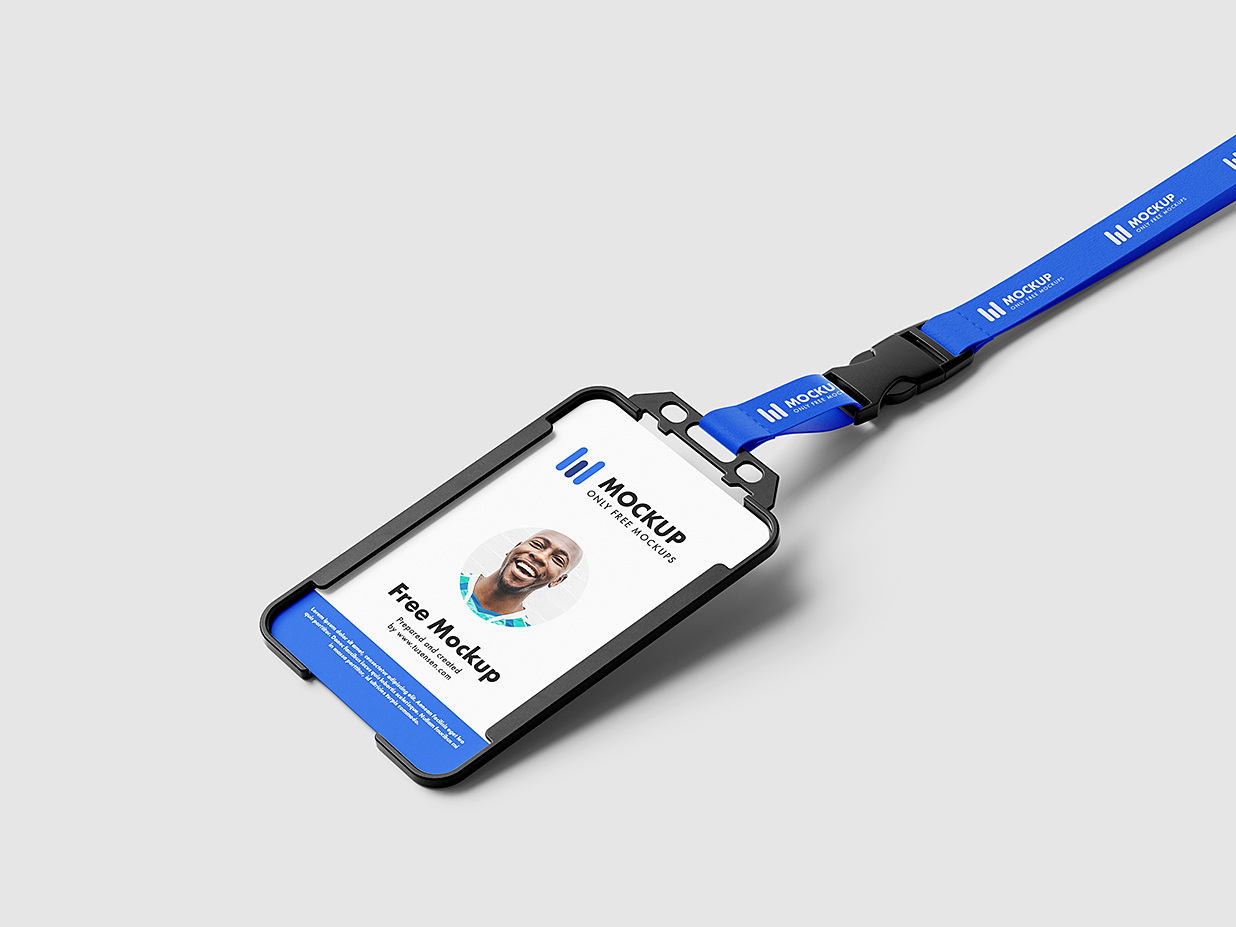 高质感工牌工作证胸牌样机mockup5组插图2