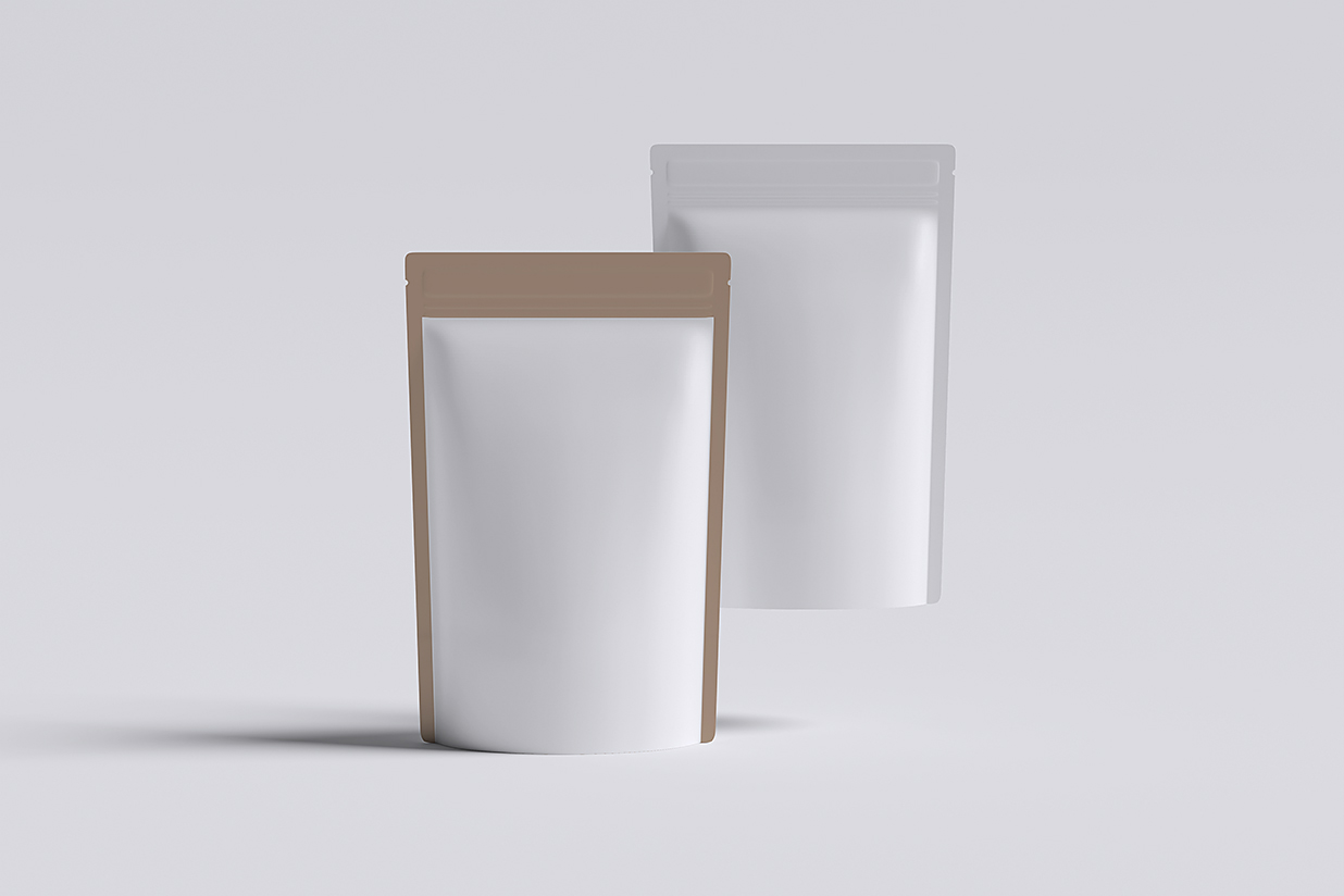 零食袋自立袋自封袋包装样机mockup4组插图6