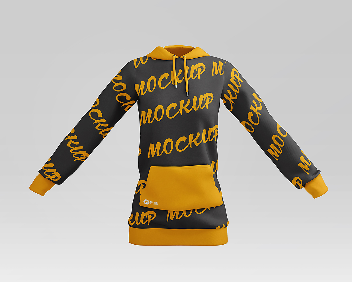 连帽衫卫衣样机mockup3组插图2 连帽衫卫衣样机mockup3组插图2