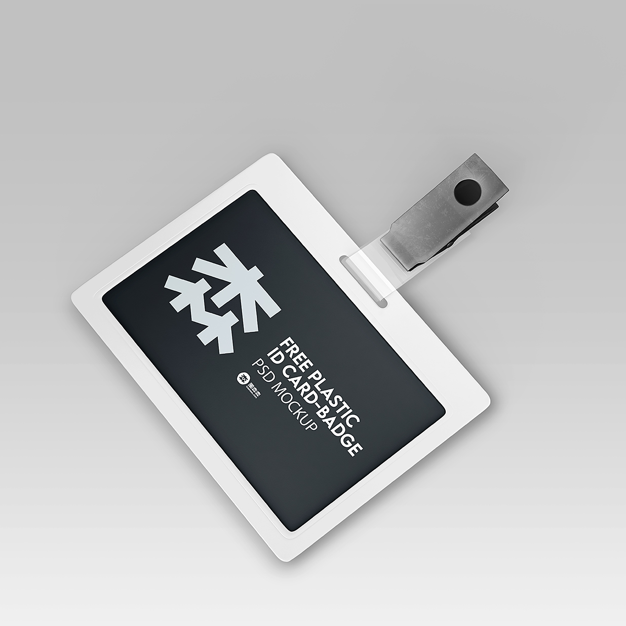 横版工牌工作证胸牌样机mockup3组插图2