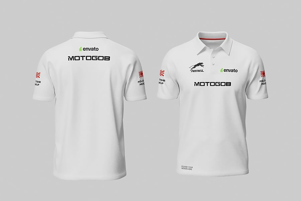 高质感短袖Polo衫样机mockup4组插图3
