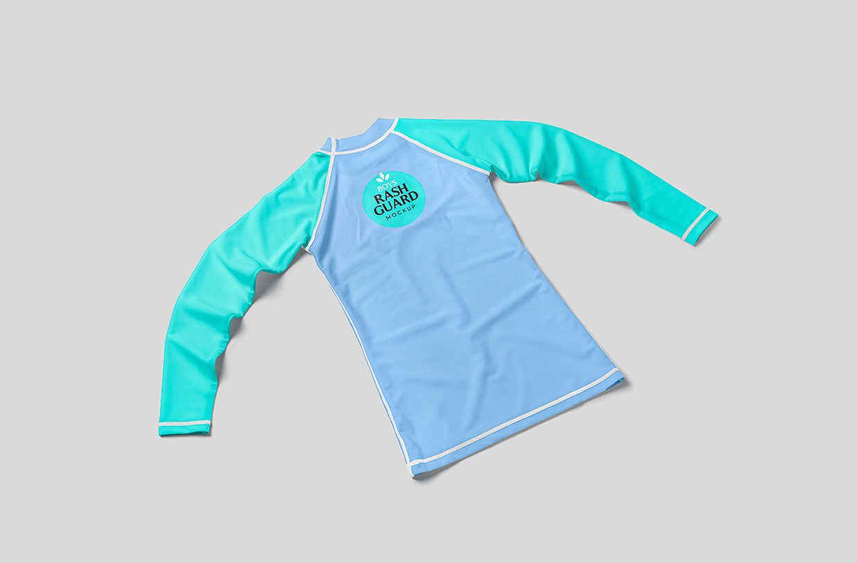 长袖防晒衣泳衣样机mockup4组插图3 长袖防晒衣泳衣样机mockup4组插图3