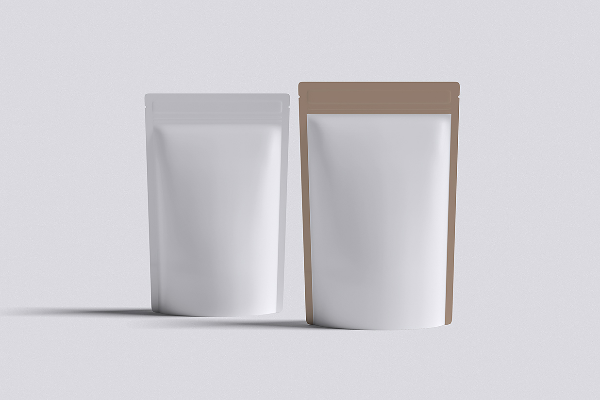 零食袋自立袋自封袋包装样机mockup4组插图7 零食袋自立袋自封袋包装样机mockup4组插图7